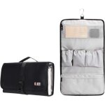 Organisateur de voyage pitrumo pour dyson airwrap et shark flexstyle, trousse de toilette pliable suspendue, ...