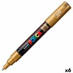 Osama posca pennarello oro punta extra fine set 6 pezzi inchiostro base acqua