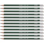 Othello lot de 12 crayons graphites 2b avec bout gomme