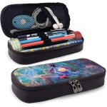 L'ourson bourriquet etui a crayons porte - pochette en cuir organisateur de papeterie avec fermetures ...