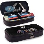 Overwatch trousse a crayons en cuir grande capacit� avec fermeture eclair grand stylo de rangement pochette ...