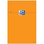 Oxford lot de 10 bloc - notes, s 210 x 315, quadrill, 80 feuilles, orange