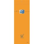 Oxford lot de 10 bloc - notes shoping orange 74 x 210 mm quadrill 80 f