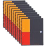 Oxford lot de 10 cahiers activebook a5 + quadrill� 5x5 80f 90g polypro + intercalaire
