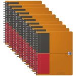 Oxford lot de 10 cahiers activebook spiral� polypro a5 + 160 pages 90g lign�es