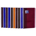 Oxford lot de 10 carnets r�pertoire spirale 110x170mm quadrill� 100 pages 90g coloris al�atoire