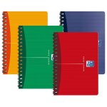 Oxford lot de 10 offices carnet spirale 90 x 140 mm 100 p quadrille 90g coloris alatoire