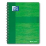 Oxford lot de 12 cahiers a spirale 240 x 320 mm seys 180 pages 90g