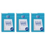 Oxford lot de 3 blocs de 60 fiches bristol 148x210 perforées q5 / 5 blanc Oxford lot de 3 blocs de 60 fiches bristol 148x210 perforées q5 / 5 blanc