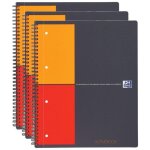 Oxford lot de 3 cahiers activebook a5 + quadrill� 5x5 80f 90g polypro + intercalaire