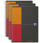 Oxford lot de 3 cahiers  activebook  b5 quadrill� 80 feuilles 90g