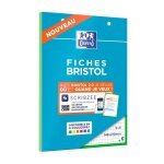 Oxford lot de 5 blocs de 30 fiches bristol perforées 2. 0 a5 q5 / 5 bordures vertes Oxford lot de 5 blocs de 30 fiches bristol perforées 2. 0 a5 q5 / 5 bordures vertes