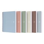 Oxford lot de 5 cahiers a spirale my rec'up a5 petits carreaux coloris al�atoires