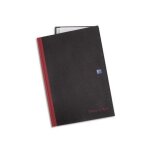 Oxford black n red cahier notebook brochure couverture carte 192 pages 5x5 + marge 21x29, 7