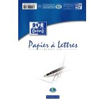 Oxford bloc de correspondance, format a5, blanc, lign,