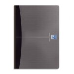 Oxford cahier bureau essential reliure brochure 192 pages rglure 5x5 a5, couverture souple assortis