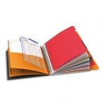 Oxford cahier managerbook couverture polypropylne spirale 160 pages perfores 80g spcifique 21 x 31, ...