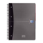 Oxford - cahier reliure spirale 24, 5 x 30 cm - couverture rigide - petits carreaux - 240 pages