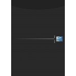 Oxford cahier  smart black , format a4, 50 feuilles,