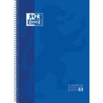 Oxford cahier spirale a4 + avec couverture rigide, 80 feuilles, 4 perforations, grille 5x5 et 90 g - ...