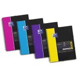 Oxford cahier spirale  nomadbook  polypro a4 + quadrill 5x5 160 pages