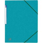 Oxford chemise a elastique top file + , a4, aqua