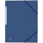 Oxford chemise a elastique top file + , a4, bleu fonc�