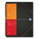 Oxford international - cahier de r�union - a4 plus - 80 feuilles - quadrill� - 4 trous - polypropyl�ne ...