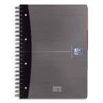 Oxford office lot de 5 essentials cahiers reliure spirale 240 pages couleurs assorties