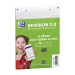 Oxford paquet de 32 fiches bristol revision 2. 0 perforées 148x210 mm a5 q5 / 5 blanc Oxford paquet de 32 fiches bristol revision 2. 0 perforées 148x210 mm a5 q5 / 5 blanc
