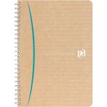 Oxford touareg cahier a5 lign 180 pages papier recycl reliure spirale couverture kraft