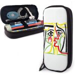 Pablo picasso jacqueline trousse en cuir avec chapeau de paille trousse a crayons sac de papeterie bo�te ...