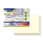 Pack 5 carton dessin aquarelles et tempera a3 bismark 328823