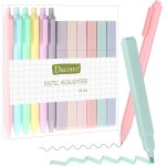 Pack de 6 surligneurs pastel avec 6 stylos fineliner noirs, stylos gel esthétiques, sty - los gel esthétiques ... Pack de 6 surligneurs pastel avec 6 stylos fineliner noirs, stylos gel esthétiques, sty - los gel esthétiques ...