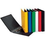 Pagna classeur a anneaux  basic colours , noir, format a5,