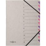 Pagna trieur easy grey , a4, 12 compartiments, lilas Pagna trieur easy grey , a4, 12 compartiments, lilas