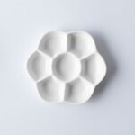 Palette de couleurs en c�ramique, multi - grille, simple, peinture aquarelle, porcelaine blanche, fournitures ...
