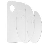 Palette de peinture en acrylique, 3 pi�ces, palette d'art clair, pour bricolage, plaque de peinture artisanale ...