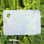 Palette de peinture acrylique transparente, plateau de peinture artistique, rectangle, gouache, palette ...