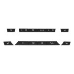 Panneau de commutateur de chauffage a / c pour bmw f07 gt / f10 / f11 f01 / f02, 12 pi�ces