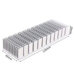 Panneau dissipateur thermique en aluminium, 120x40x20mm, 1 pi�ce, radiateur amplificateur de puissance ...