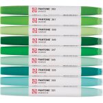 Pantone lot de 9 marqueurs vert