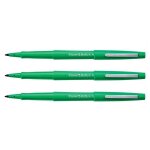 Paper:mate lot de 3 stylos feutre flair original nylon pte moyenne vert