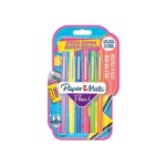 Paper mate flair lot de 6 feutres de couleurs r�tro assorties
