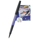 Papermate flair metallic stylo - feutre moyen couleurs assorties 6 pi�ces