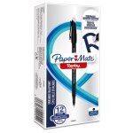 Papermate replay noir stylo a bille moyen 12 pi�ces