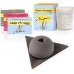 Papier d'armenie - br�leur etoile pour papier d'arm�nie - idee cadeau! taupe