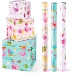 Papier cadeau flamant rose - 3 rouleaux de papier cadeau flamant rose pour enfants filles emballage cadeau ... Papier cadeau flamant rose - 3 rouleaux de papier cadeau flamant rose pour enfants filles emballage cadeau ...