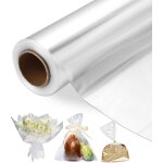 Papier cadeau rouleau transparent 86cm x 30m - cellophane emballage 3 mils pour bonbons, cadeaux, fleurs ... Papier cadeau rouleau transparent 86cm x 30m - cellophane emballage 3 mils pour bonbons, cadeaux, fleurs ...