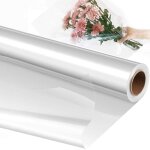 Papier cadeau transparent, cellophane emballage 40cm x 30m, rouleau papier cristal, papier transparent ... Papier cadeau transparent, cellophane emballage 40cm x 30m, rouleau papier cristal, papier transparent ...